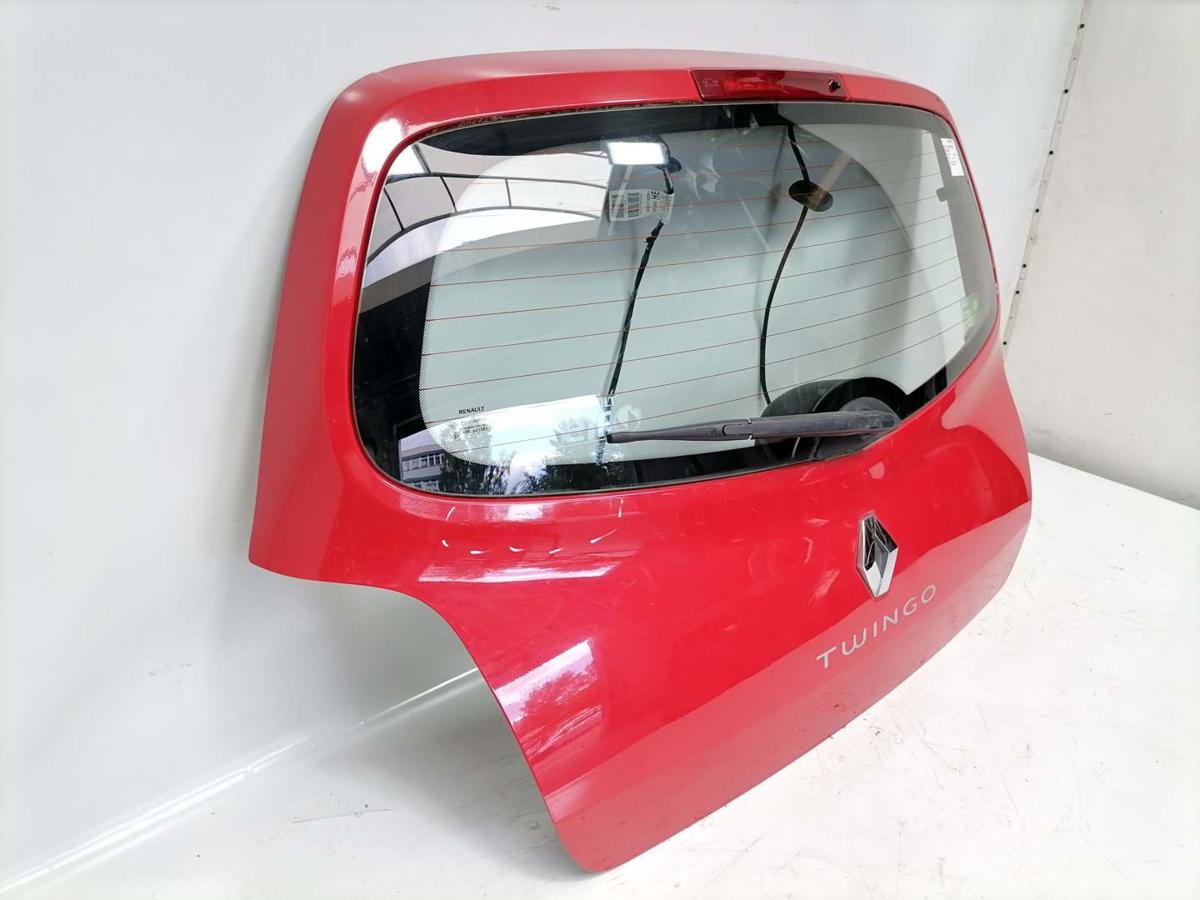 Renault Twingo 2 original Heckklappe mit Heckscheibe OV727 Rot Bj.2010